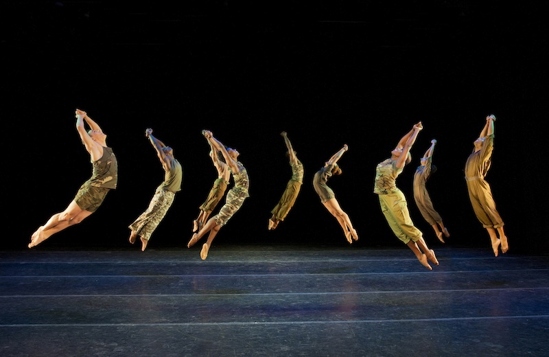  Alvin Ailey American Dance Theater in Bill T. Jones's D-Man in the Waters (Part 1).  Photo by Paul Kolnik